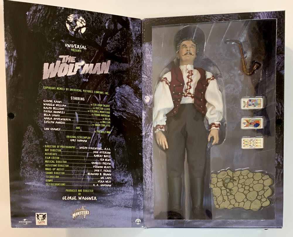 Bela the Gypsy from The Wolf Man-Sideshow Collectibles - Sideshow Toy action figure collectible [Barcode 747720180529] - Main Image 2
