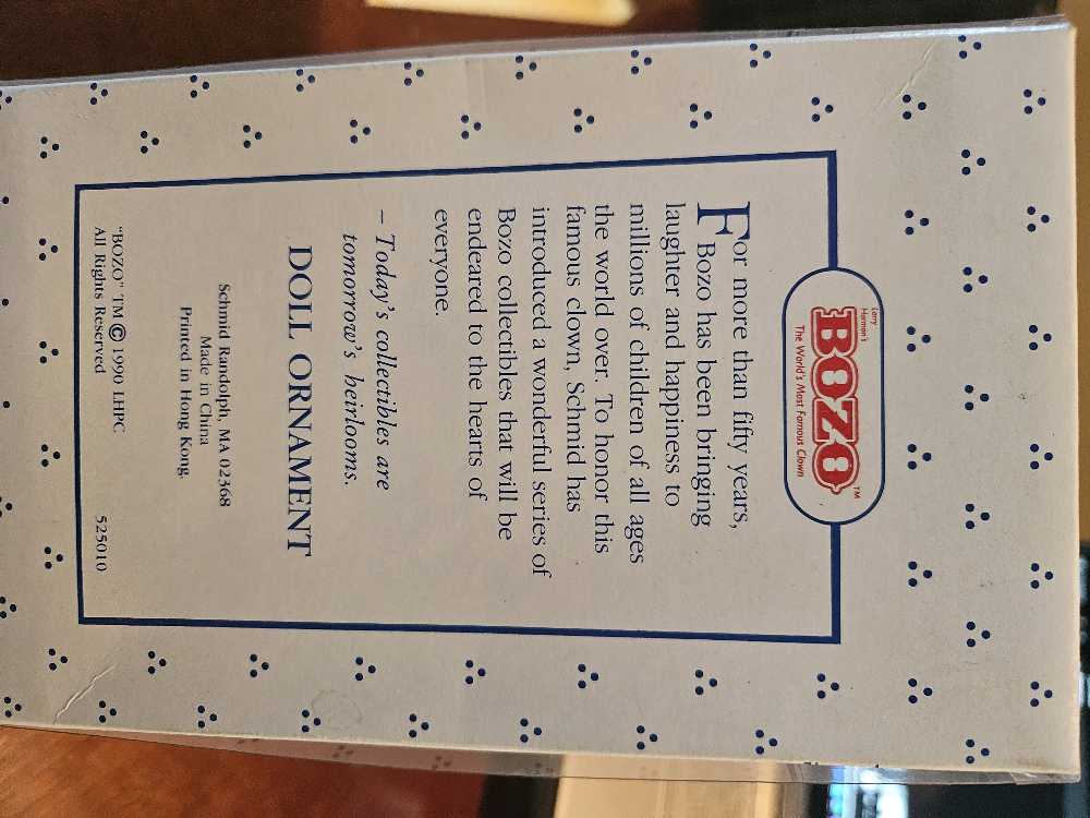 Bozo Ornament  action figure collectible - Main Image 2