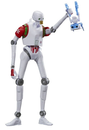 TBS4 6”: KX Security Droid (Holiday Edition) - Hasbro Black Series (Star Wars: Holiday Edition) action figure collectible [Barcode 5010996213839] - Main Image 3