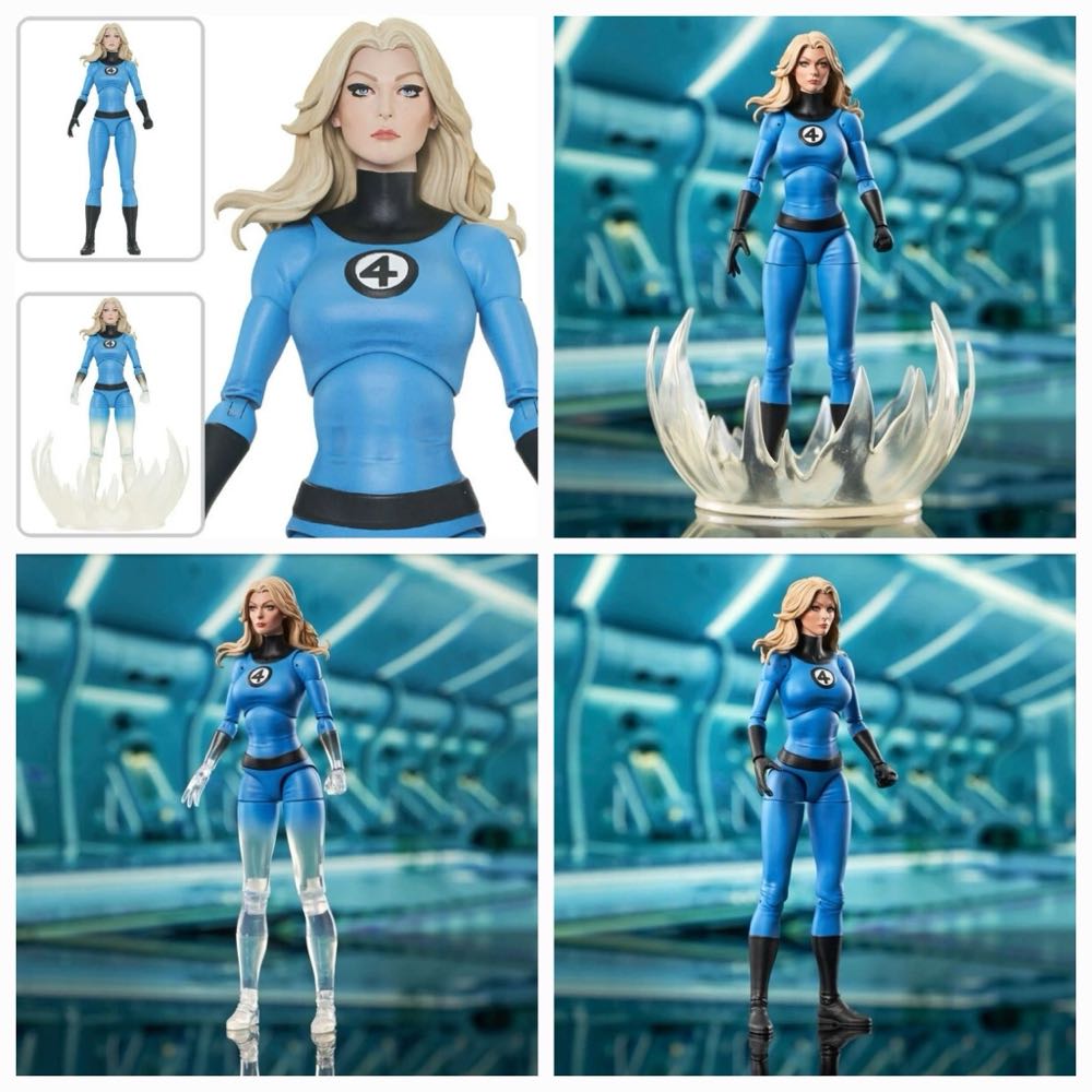 Invisible Woman - Diamond Select (Marvel Select) action figure collectible [Barcode 699788849774] - Main Image 3