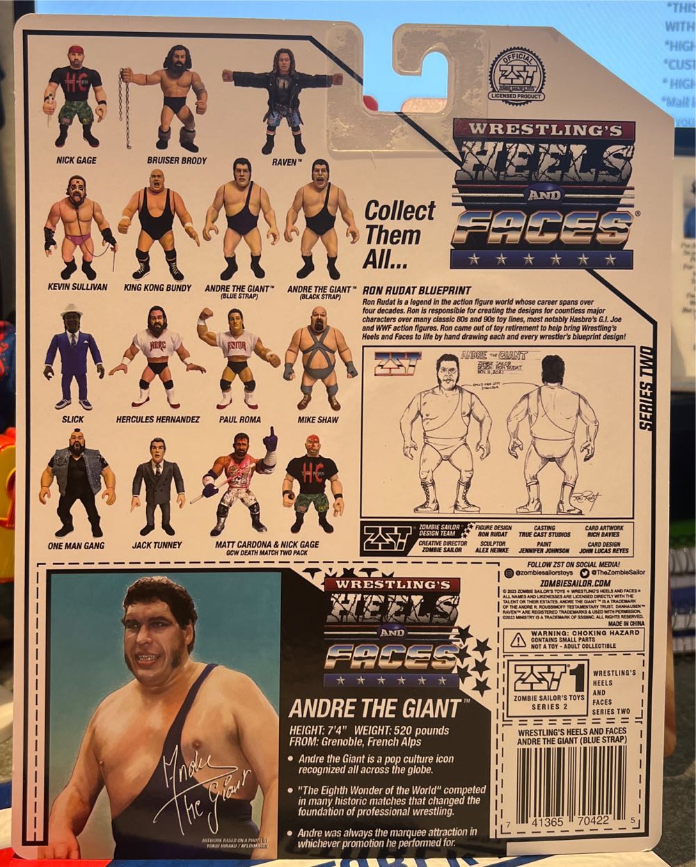 Andre The Giant - Zombie Sailor Toys (WWE) action figure collectible - Main Image 2