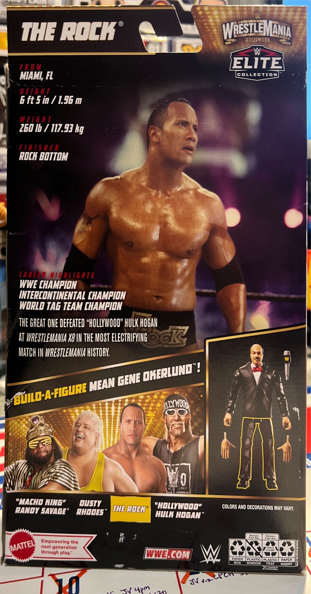 The Rock - Mattel Wwe (WWE) action figure collectible - Main Image 2