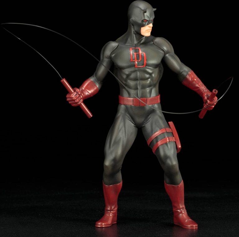 Marvel Now! Defenders: Daredevil Black Suit - Kotobukiya (ArtFX+) action figure collectible [Barcode 190526008342] - Main Image 2