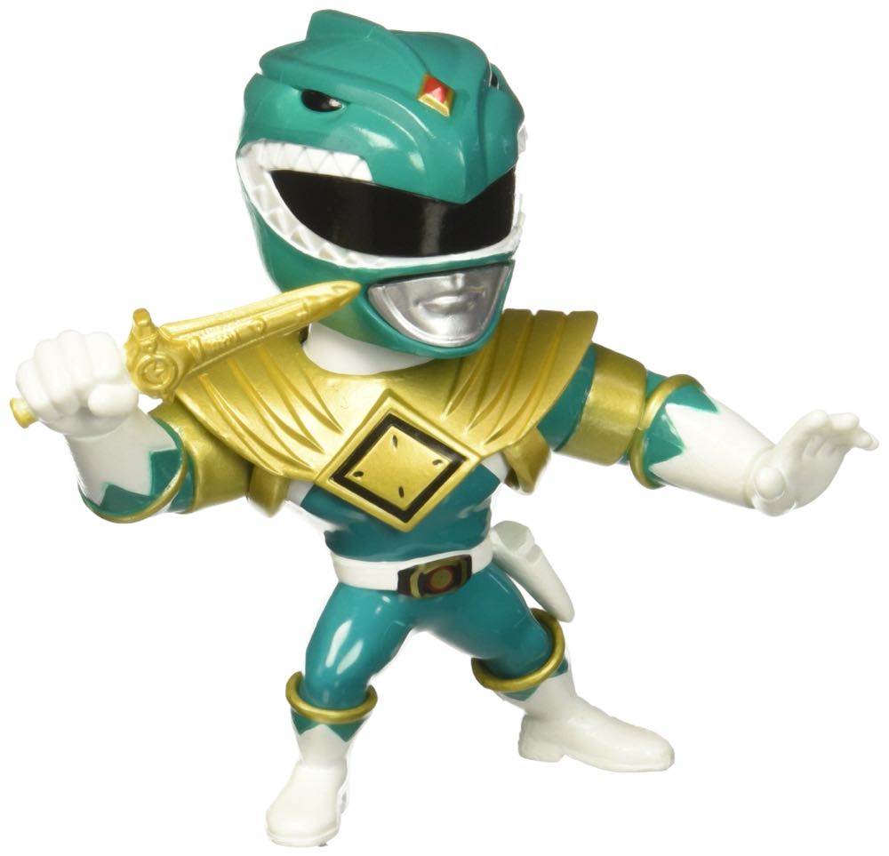 MMPR Green Ranger MetalFig - Jada Toys (Mighty Morphin’ Power Rangers) action figure collectible [Barcode 801310981313] - Main Image 2