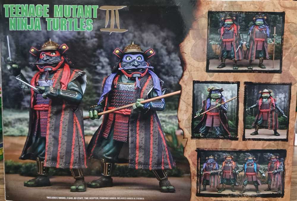 Donatello & Raphael 2-Pack - Neca (Teenage Mutant Ninja Turtles III) action figure collectible [Barcode 634482543856] - Main Image 2