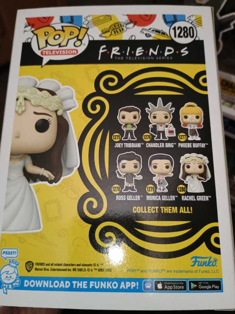 Friends: Rachel Green In Wedding Dress #1280 - Funko (Friends) action figure collectible [Barcode 889698656801] - Main Image 2