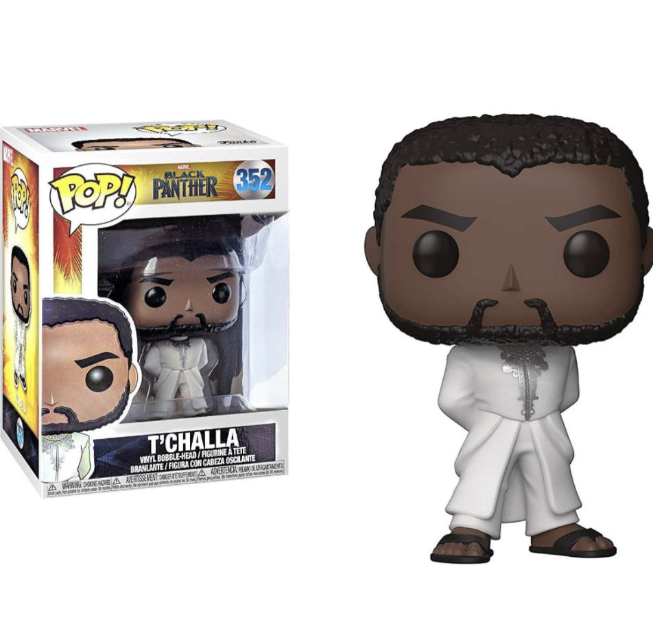 Funko Marvel #352 Black Panther T’Challa White Robe  action figure collectible [Barcode 889698312875] - Main Image 1
