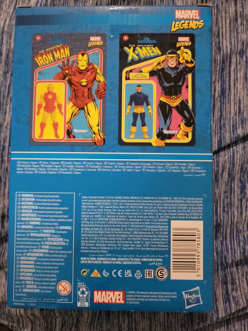 Iron Man & Cyclops - Hasbro (Marvel Legends Retro Series) action figure collectible - Main Image 3