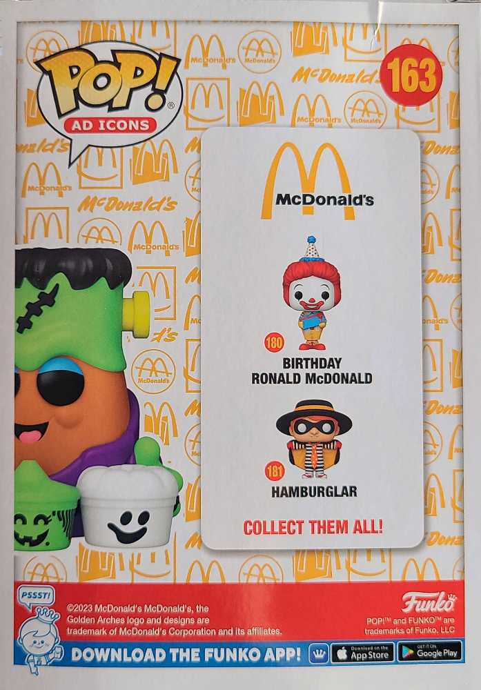 Funko Pop! Icons: McDonald’s - McNugget Frankenstein With Pails NYCC 2023 Halloween  - Funko (Mcdonalds) action figure collectible [Barcode 889698670487] - Main Image 2