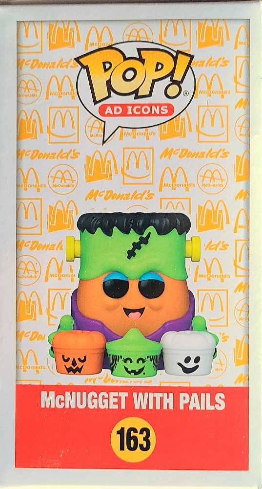 Funko Pop! Icons: McDonald’s - McNugget Frankenstein With Pails NYCC 2023 Halloween  - Funko (Mcdonalds) action figure collectible [Barcode 889698670487] - Main Image 3