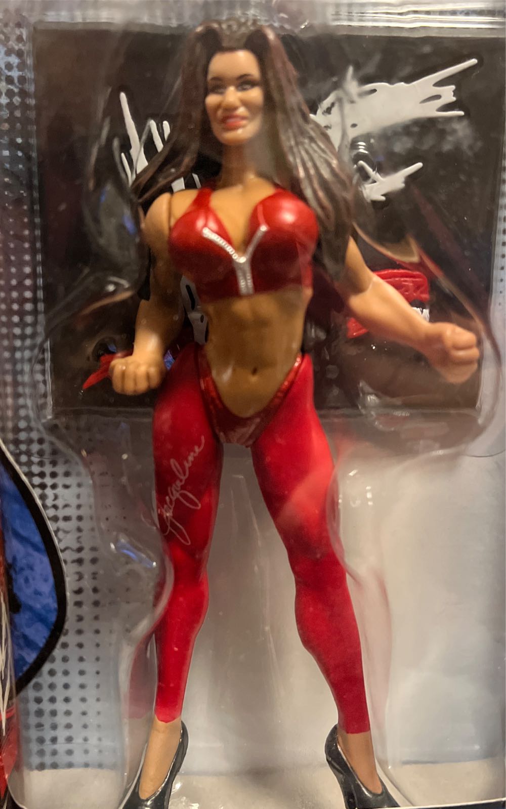 Jacqueline (Miss Jackie) - Jakks WrestleMania Series 3 - Jakks Pacific (Wwe Wrestling) action figure collectible [Barcode 039897809458] - Main Image 2