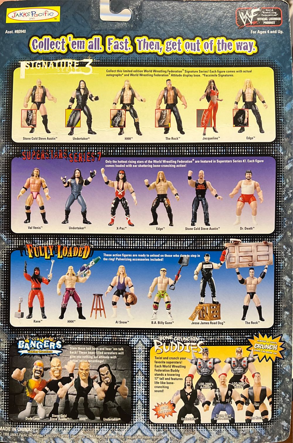 Jacqueline (Miss Jackie) - Jakks WrestleMania Series 3 - Jakks Pacific (Wwe Wrestling) action figure collectible [Barcode 039897809458] - Main Image 3