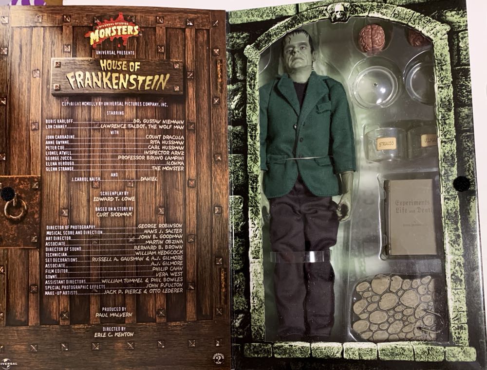 Monsters House Of Frankenstein - Monster - Sideshow Toy action figure collectible [Barcode 747720180598] - Main Image 2