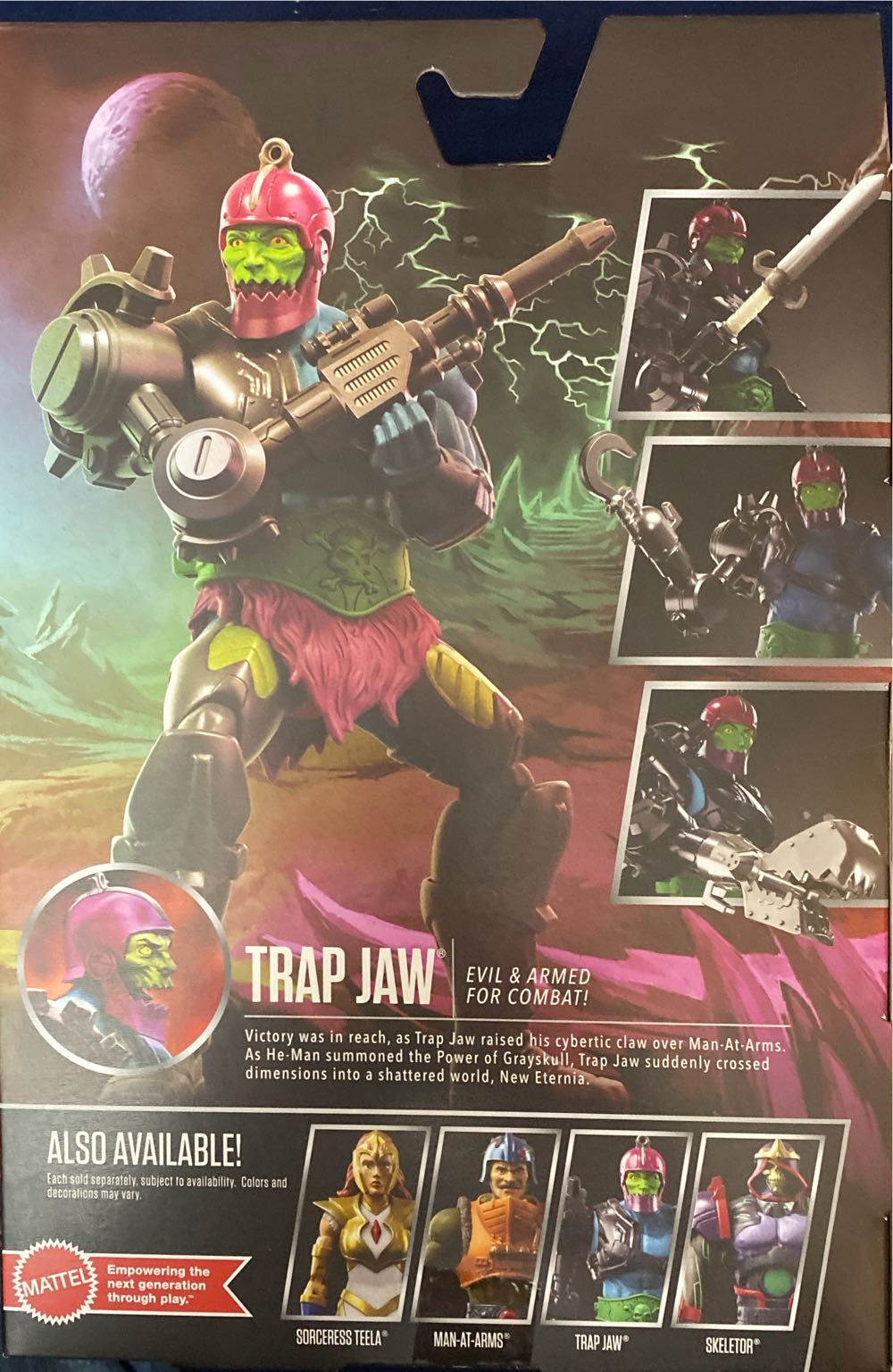 Masters Of The Universe Trapjaw - Mattel (Masters of the Universe: New Eternia) action figure collectible [Barcode 194735243556] - Main Image 3