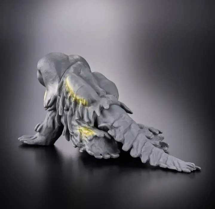 Hedorah 1971 Landing Stage Crawling Version Bandai Movie Monster Series - Bandai (Godzilla) action figure collectible - Main Image 2