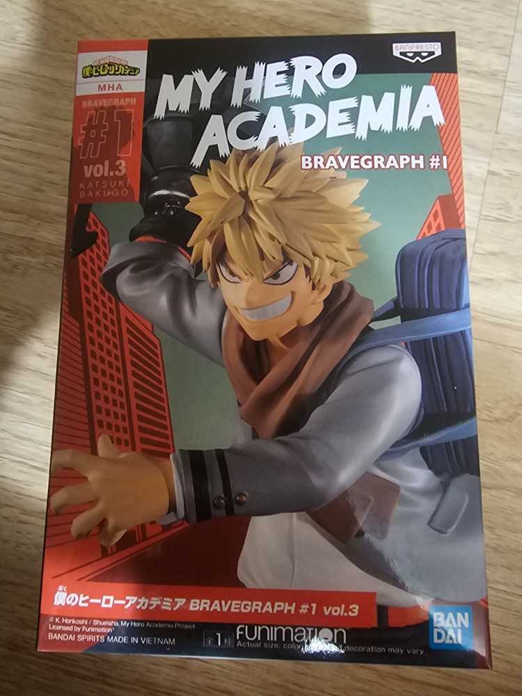 Banpresto My Hero Academia BRAVEGRAPH #1 VOL.3 (Katsuki BAKUGO) - Banpresto action figure collectible [Barcode 4983164185355] - Main Image 2