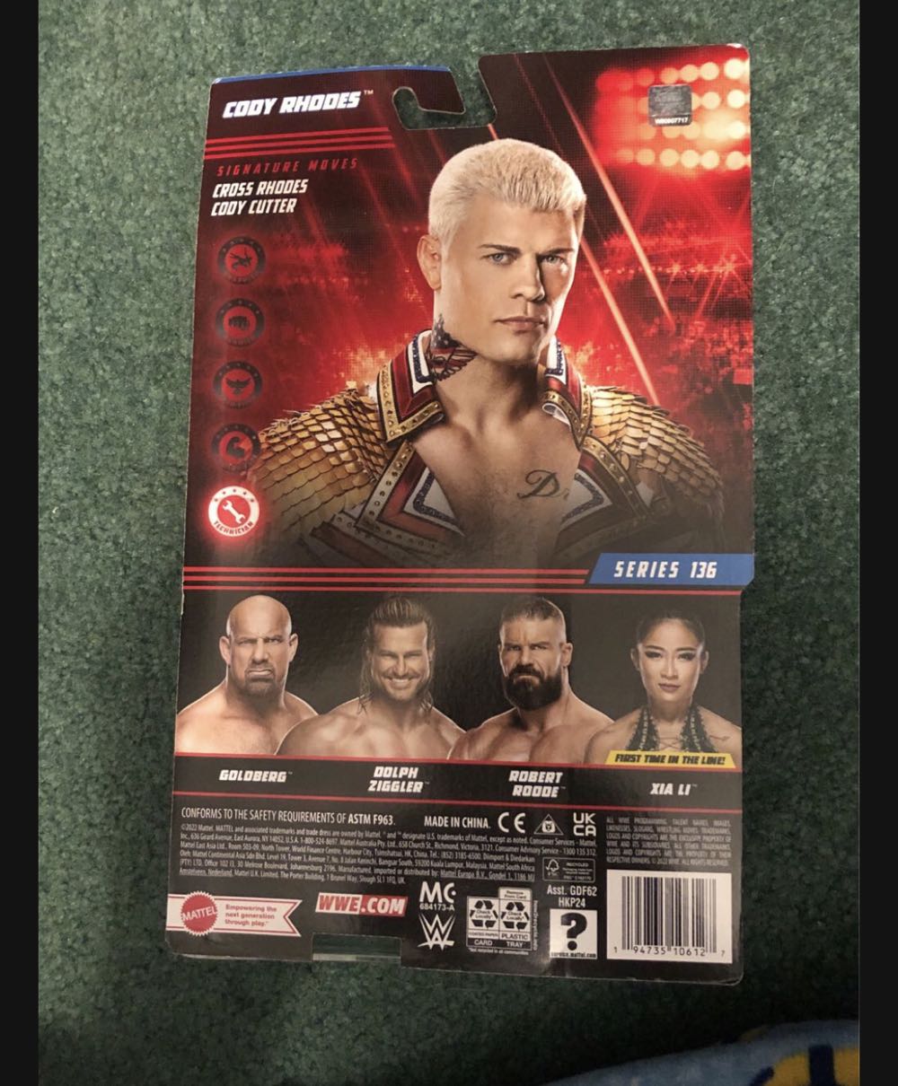 Cody Rhodes Series 136 (Basic)  action figure collectible - Main Image 2