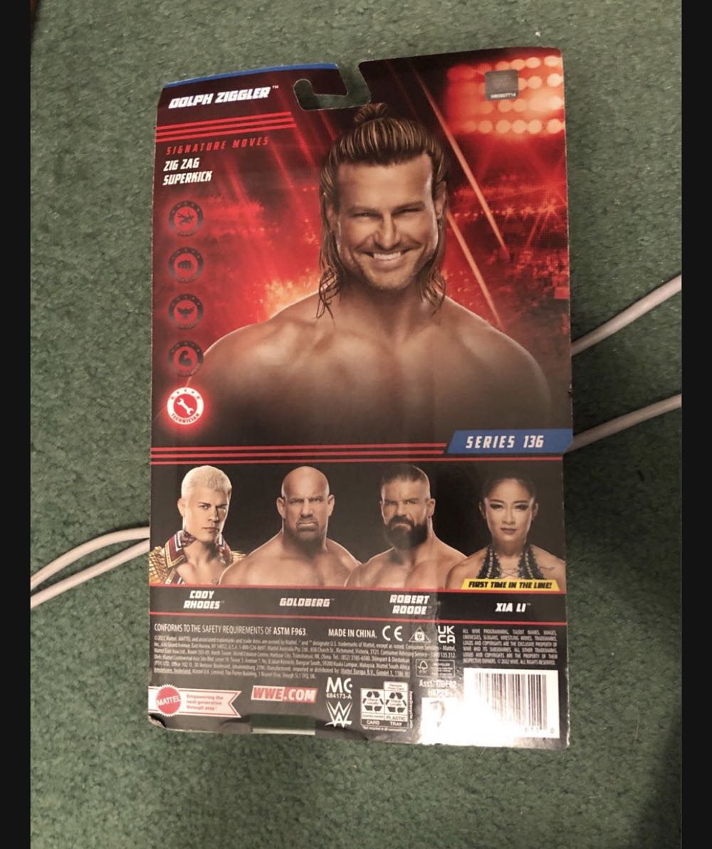 Dolph Ziggler Series 136 (Basic)  action figure collectible - Main Image 2