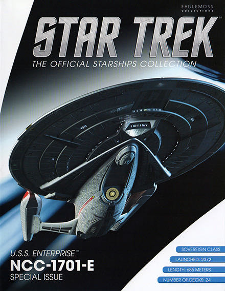 U.S.S. Enterprise NCC-1701-E (XL) - Eaglemoss Collections (Star Trek First Contact) action figure collectible [Barcode 9772050015105] - Main Image 2