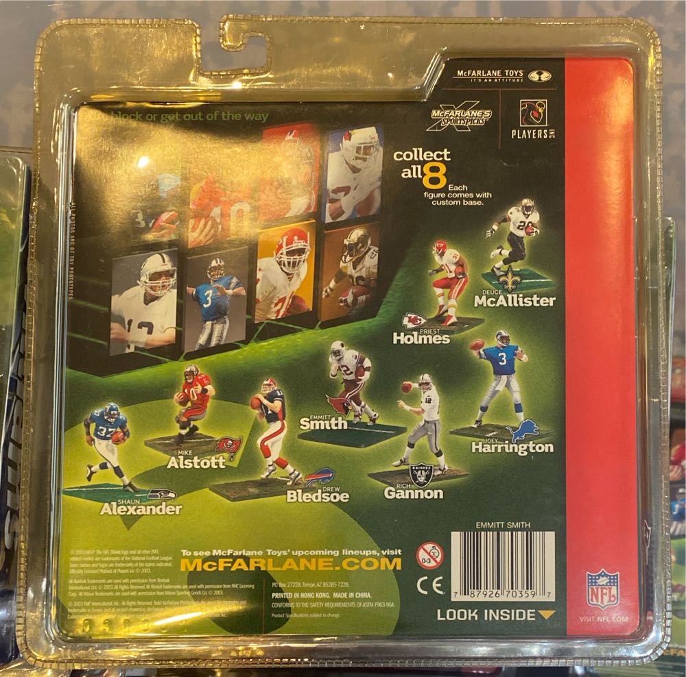 Emmitt Smith Cowboys Variant Football Sports Picks  action figure collectible [Barcode 787926703597] - Main Image 2