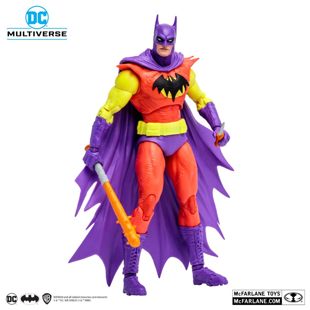 Batman of Zur-En-Arh | Batman R.I.P. (Black Light Edition) Gold Label - McFarlane Toys (DC Multiverse) action figure collectible [Barcode 787926170580] - Main Image 4