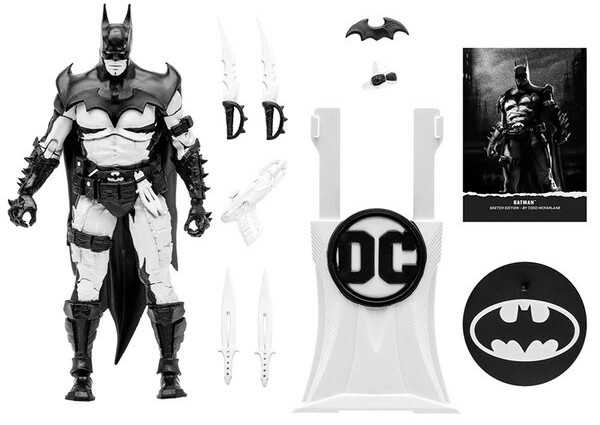 Batman: Designed By Todd McFarlane (Sketch Edition) - McFarlane Toys (McFarlane Gold Label Collection) action figure collectible [Barcode 787926170610] - Main Image 3