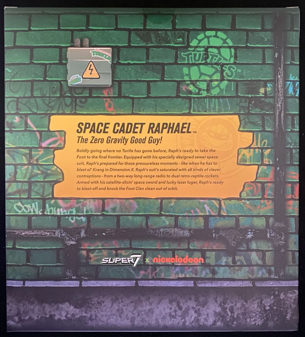 TMNT Raphael (Space Cadet Raph) Loose - Super 7 (Teenage Mutant Ninja Turtles - Playmates) action figure collectible [Barcode 840049826694] - Main Image 2