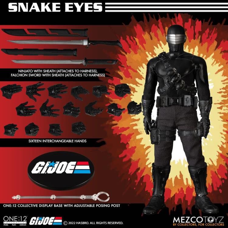Snake Eyes (Deluxe) - Mezco (G.I.Joe) (One: 12 Collective) action figure collectible - Main Image 2