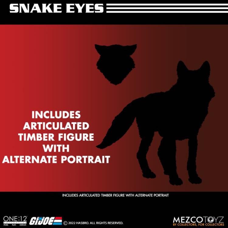 Snake Eyes (Deluxe) - Mezco (G.I.Joe) (One: 12 Collective) action figure collectible - Main Image 4