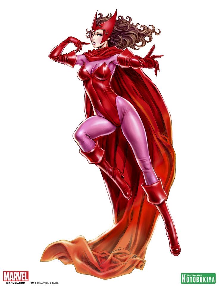 Scarlet Witch Bishoujo Statue  action figure collectible [Barcode 603259998809] - Main Image 4