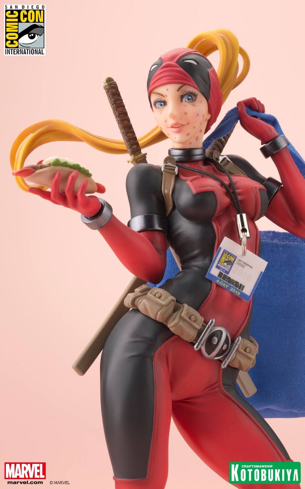 Lady Deadpool - Kotobukiya (San Diego Comic-Con Exclusive) action figure collectible [Barcode 812771022996] - Main Image 3