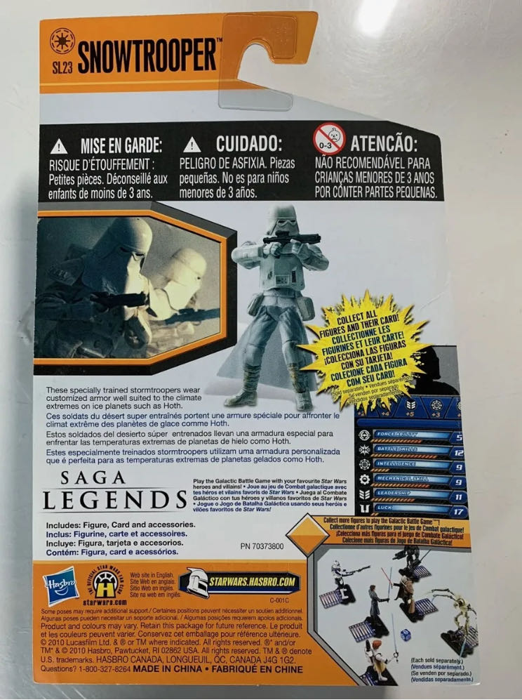 Snowtrooper SOTDS - Saga Legends SL23 - Hasbro (Star Wars Episode V: The Empire Strikes Back) action figure collectible - Main Image 2