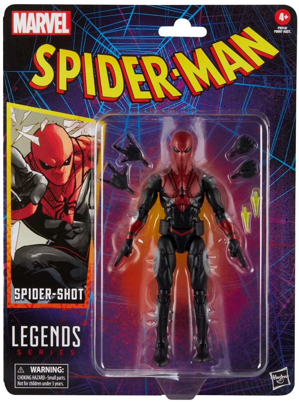 Marvel Legends Spider-Man Legends Series Spider-Shot (Earth-8351) - Hasbro (Spider-Man Legends) action figure collectible [Barcode 5010996197023] - Main Image 2