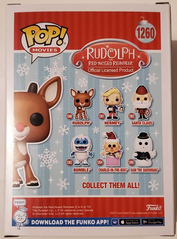 Rudolph the Red-Nosed Reindeer: Rudolph #1260 - Funko (Rudolph the Red-Nosed Reindeer) action figure collectible [Barcode 889698744119] - Main Image 4