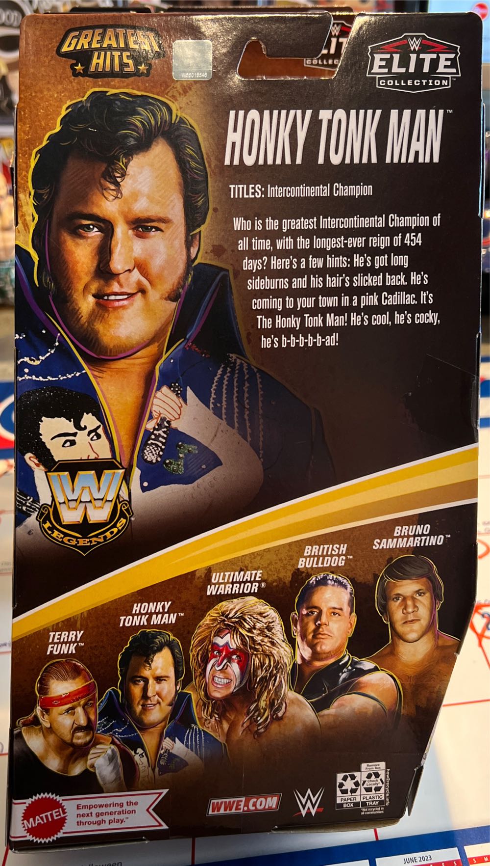 WWE Honky Tonk Man - Mattel Wwe (WWE) action figure collectible - Main Image 2