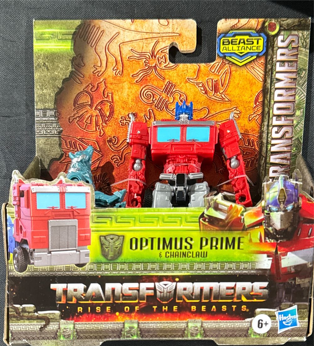 Optimus Prime & Chainclaw - Hasbro (Rise Of The Beasts) action figure collectible [Barcode 5010993958733] - Main Image 2