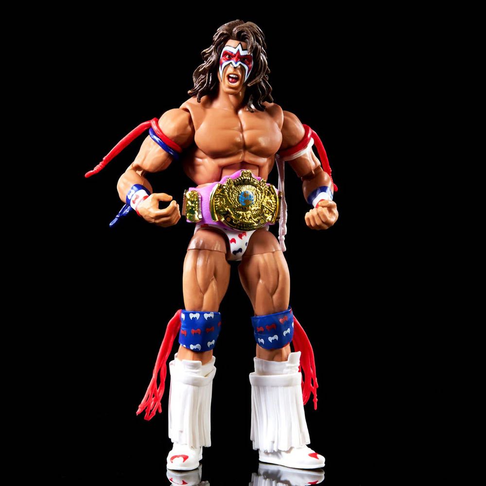 ELITE LEGENDS - ULTIMATE WARRIOR - GREATEST HITS - ROYLE RUMBLE 1991 - Mattel Wwe (WWE Elite Collection - Legends Greatest Hits Series 2) action figure collectible [Barcode 194735216970] - Main Image 4