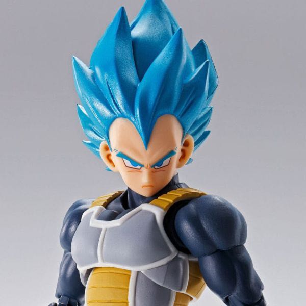 VEGETA SUPER SAIYAN GOD SUPER SAIYAN (SH Figuart 15th Anniversary) - Tamashii Nations - Bandai Spirits (Dragon Ball Super) action figure collectible [Barcode 4573102657770] - Main Image 4