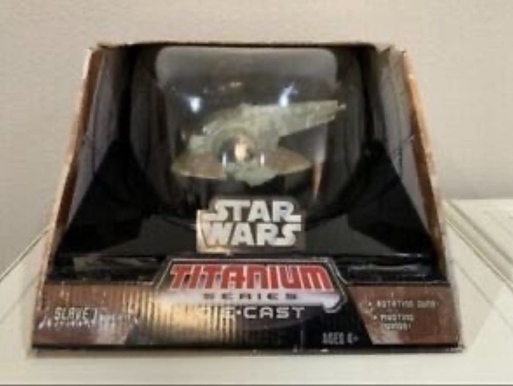 Star Wars - Slave 1 - Titanium Series - Die Cast  - Micro Machines (Die Cast) action figure collectible [Barcode 653569088219] - Main Image 2