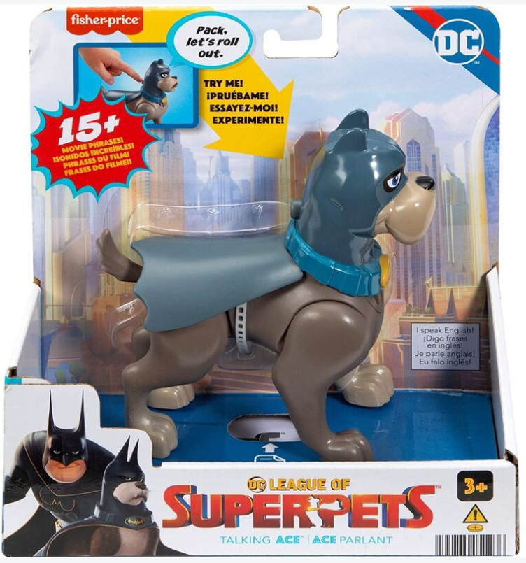 DC League Of Super Pets- Ace - Fisher Price (DC League of Super Pets) action figure collectible - Main Image 3