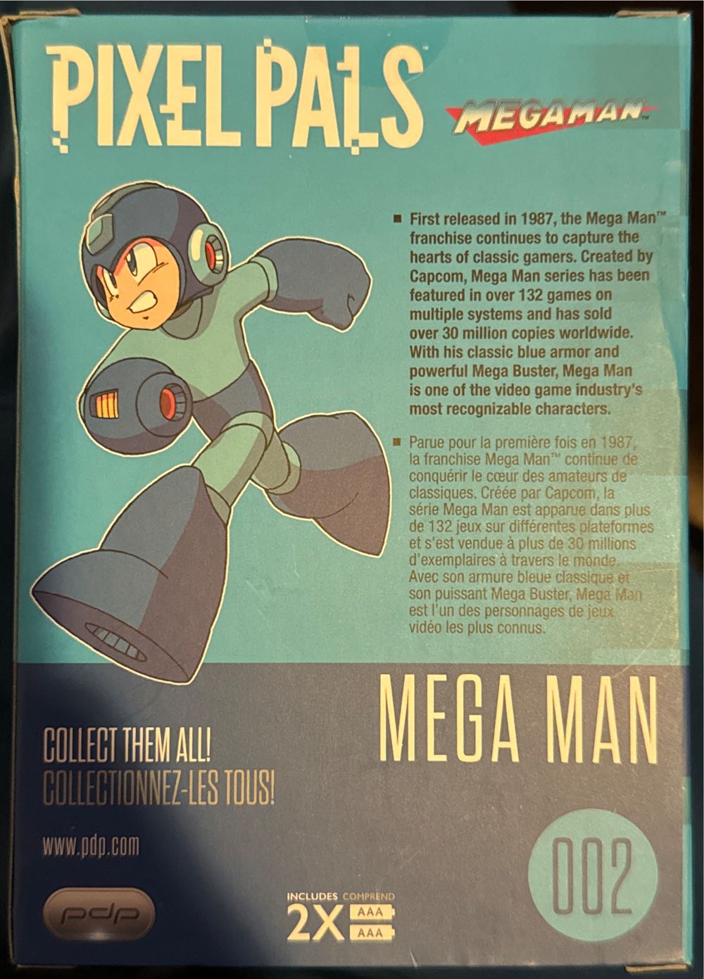pixel pals megaman - Performance Designed Products Inc. (PDP) action figure collectible [Barcode 708056060008] - Main Image 2