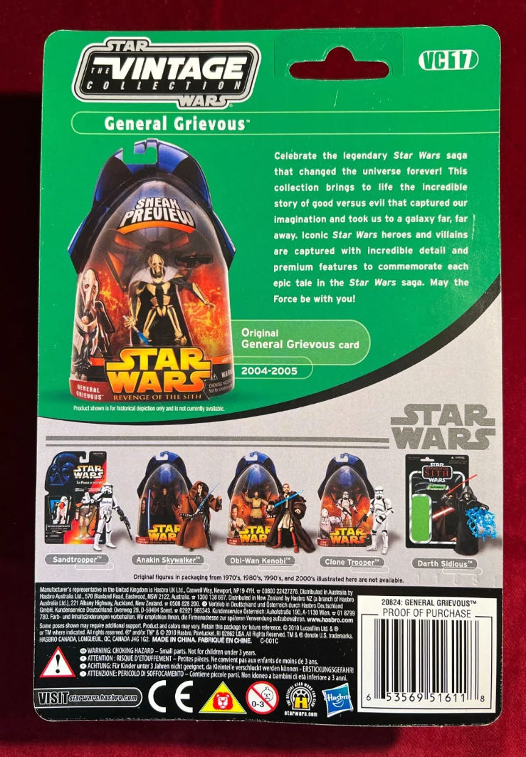 General Grievous VC17 - Hasbro (Star Wars Episode III: Revenge Of The Sith) action figure collectible - Main Image 2