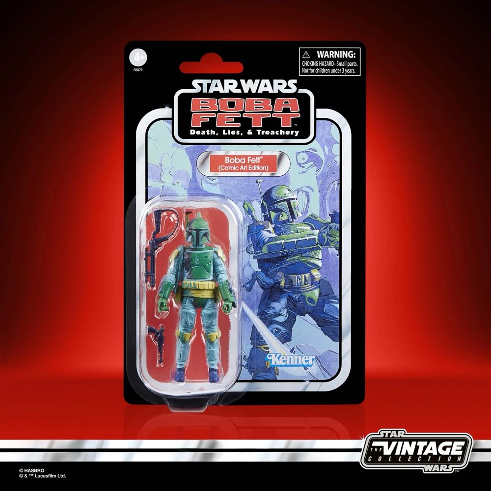 Star Wars: Boba Fett (Comic Art Edition) (VC278) - Kenner/Hasbro (Star Wars: The Vintage Collection) action figure collectible - Main Image 2