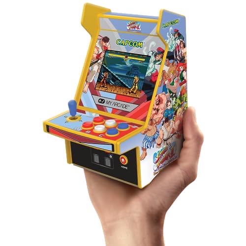 My Arcade Super Street Fighter Ii Micro Player Pro: 2 Games In 1 6.75” Mini Arcade Machine Fully Playable Video Game Collectible  action figure collectible [Barcode 845620041855] - Main Image 1