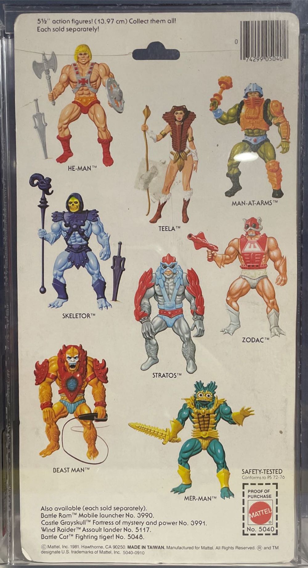 He-Man - Mattel (Masters Of The Universe) action figure collectible - Main Image 4