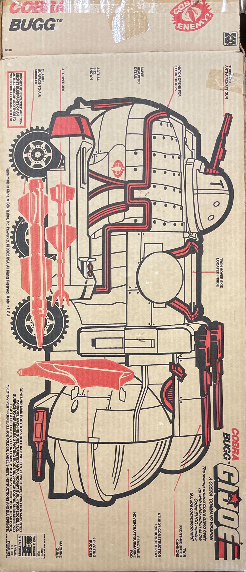 Cobra Bugg - Hasbro - G.I. Joe action figure collectible [Barcode 038976060186] - Main Image 2