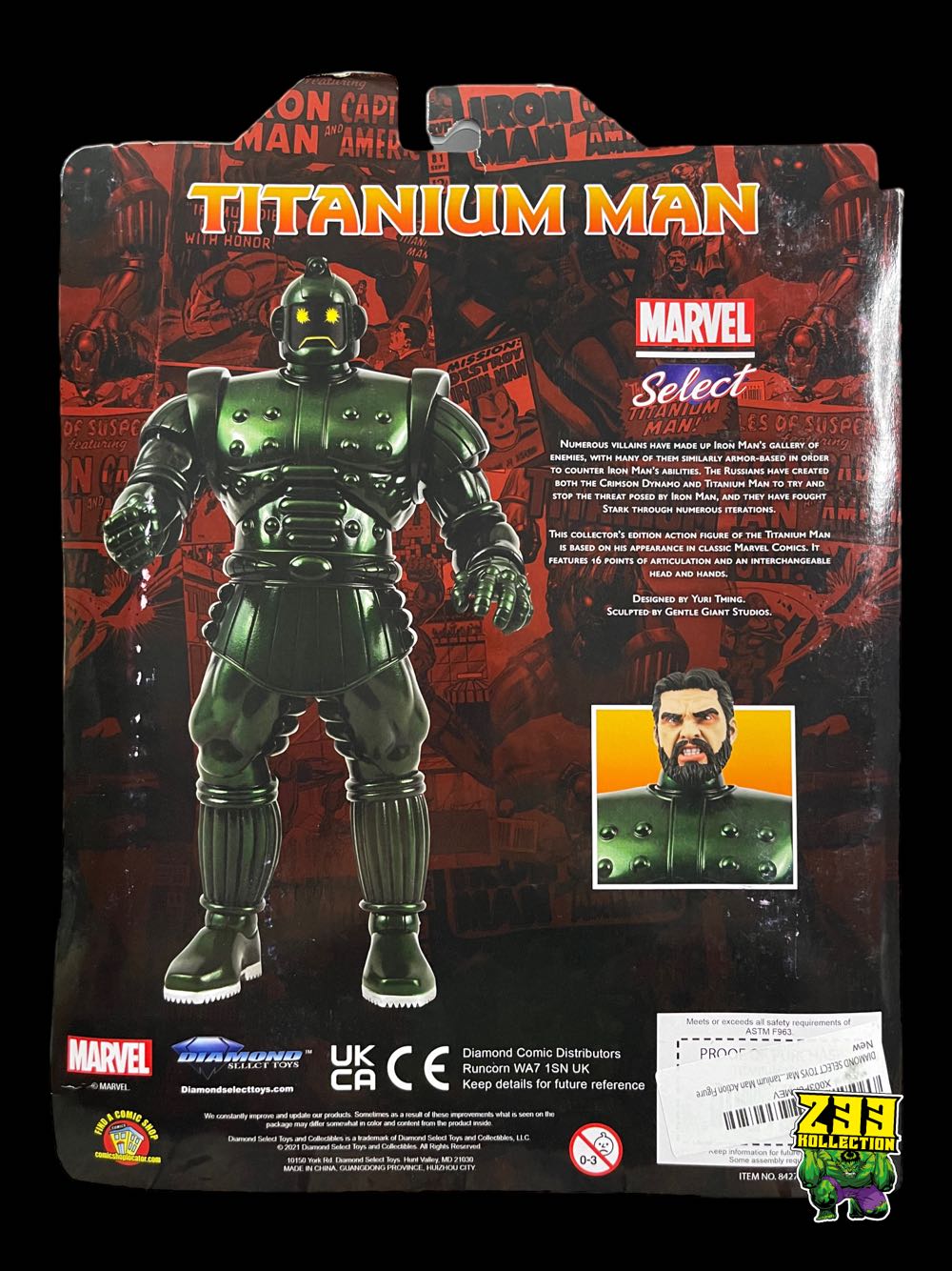 Titanium Man - Marvel Select (Marvel Diamond Select) action figure collectible - Main Image 4