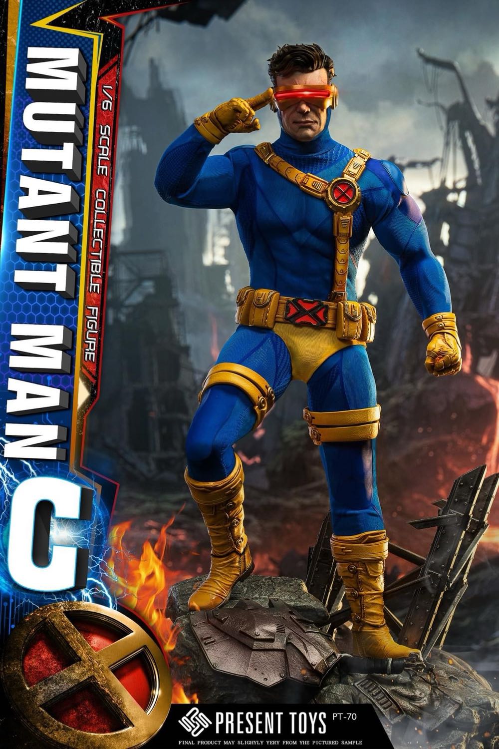 Mutant Man C (Cyclops) - Present Toys (Xmen) action figure collectible - Main Image 2