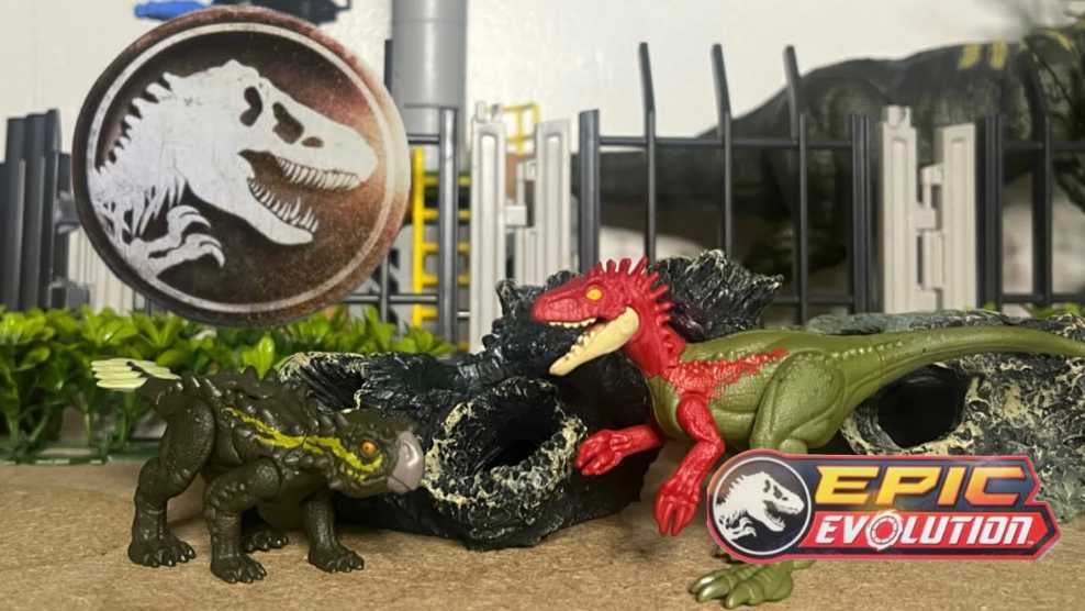 Eoraptor Vs Stegouros - Mattel - Jurassic World (Jurassic World) action figure collectible [Barcode 194735192403] - Main Image 3