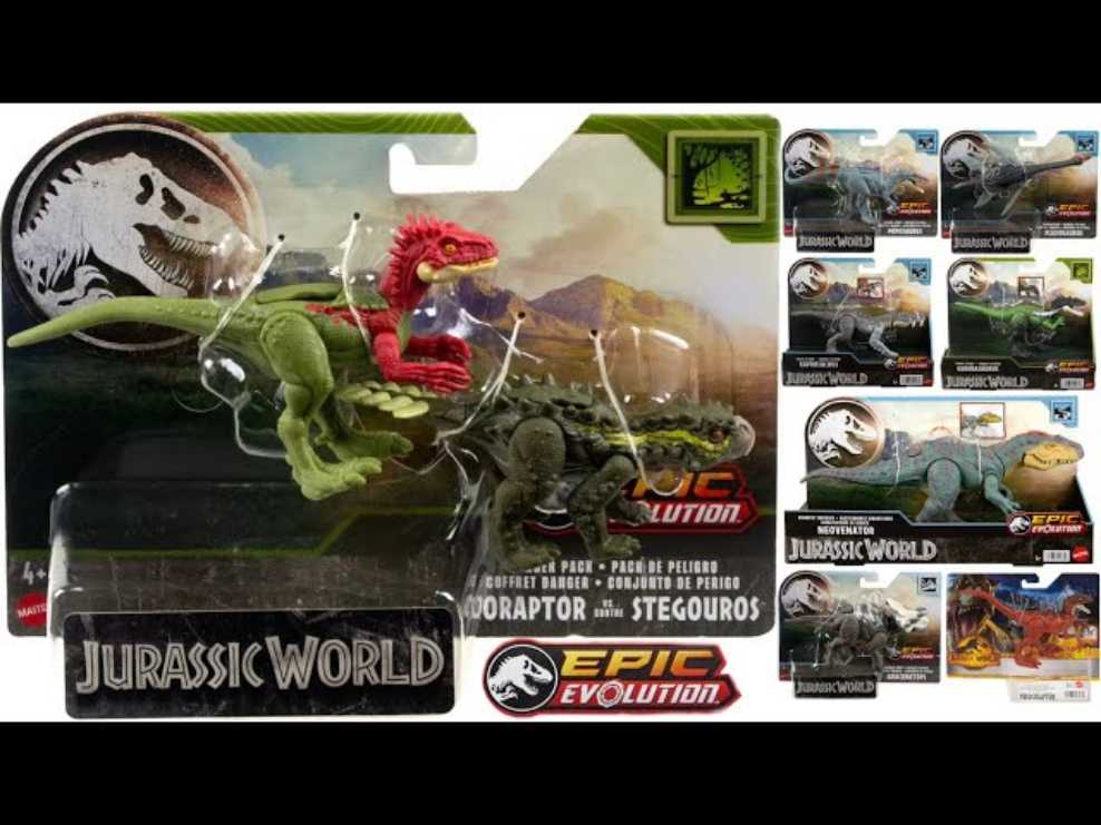 Eoraptor Vs Stegouros - Mattel - Jurassic World (Jurassic World) action figure collectible [Barcode 194735192403] - Main Image 4